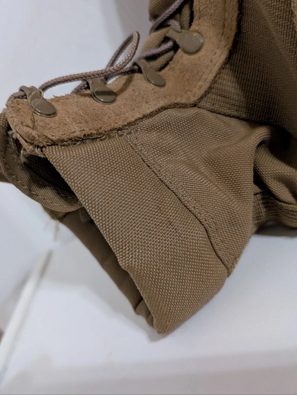 Vibram Hot Weather Army Combat Boots Coyote Sole Lace Up Size 10 Made in USA